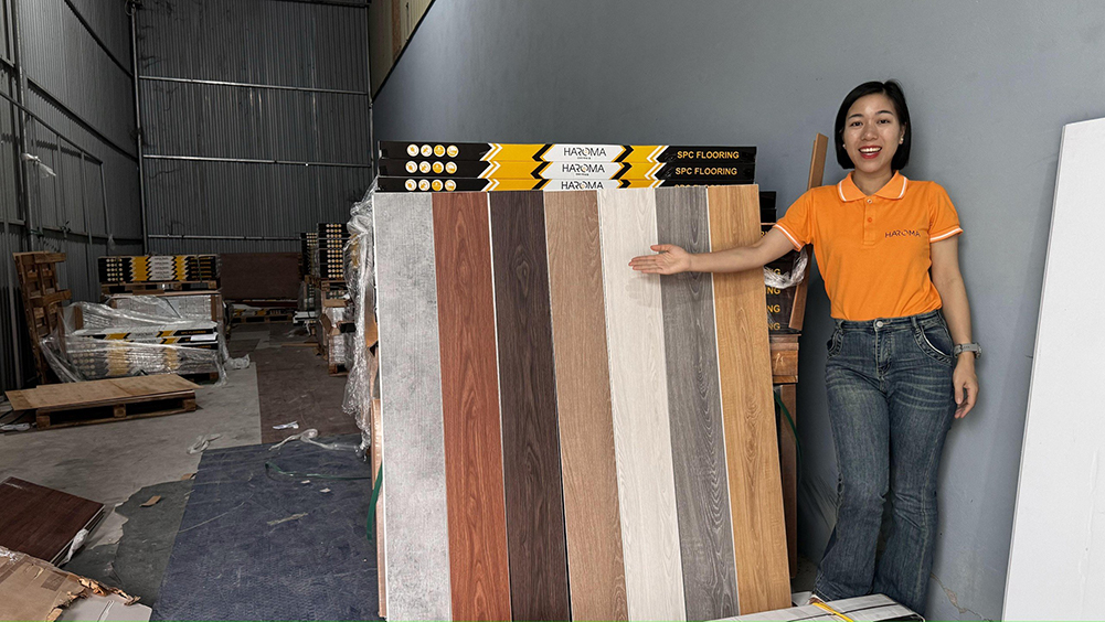 Sàn nhựa giả gỗ 6.5mm Haroma