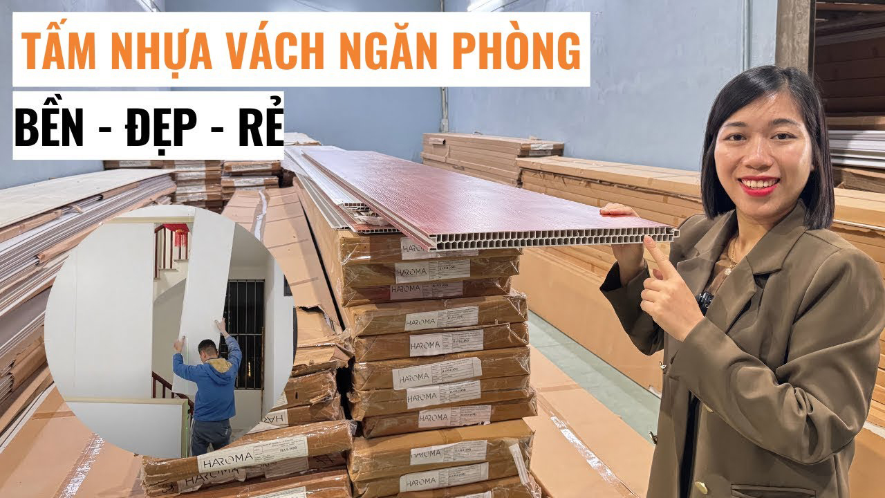Tấm nhựa làm vách ngăn phòng